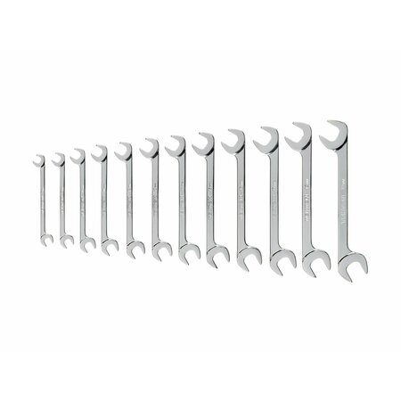 TEKTON Angle Head Open End Wrench Set, 12-Piece 8-19 mm WAE90205